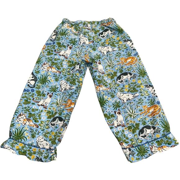 Printfresh Blue and Green Animal Print Pajama Pants - Picture 3 of 8